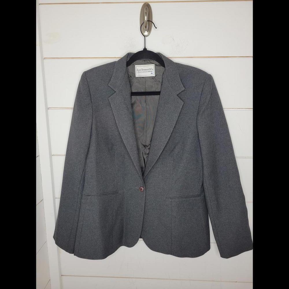 Vintage 90s Classic Levi Strauss & Co. Grey suit blazer